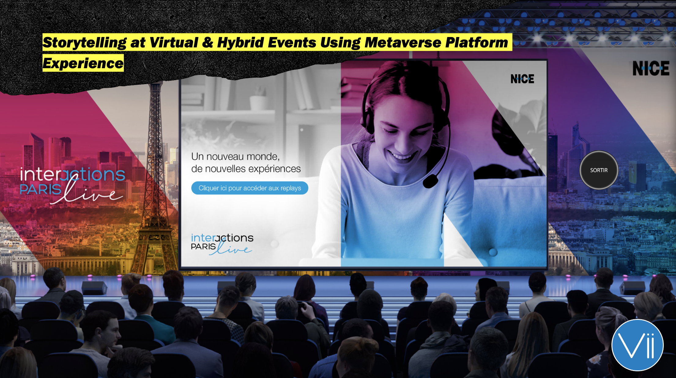 Storytelling at Virtual & Hybrid Events Using Metaverse Platform Experience